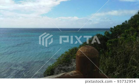 Okinawa island and sea 93732954