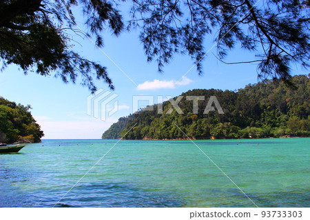 Tropical Beach, Sapi Island, Kota Kinabalu, Malaysia 93733303