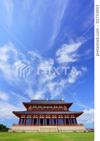 秋空第一大極殿奈良平城京遺址 秋空第一大極殿奈良平城京遺址 93733603