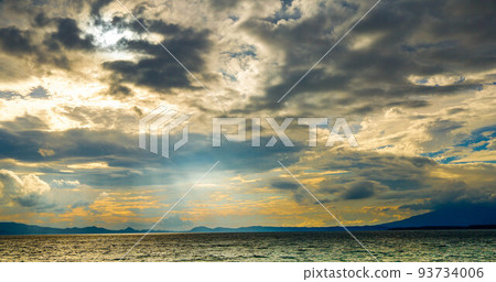 豬苗代湖上空的天空 豬苗代湖上空的天空 93734006