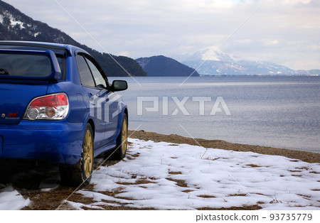 冬天的湖邊 冬天的湖邊 93735779