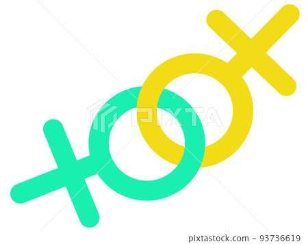 性別標記，女性符號，女同性戀，色彩設計 93736619