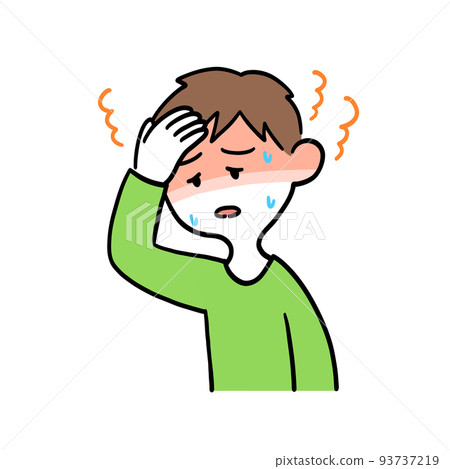 一個看起來發高燒的人 93737219