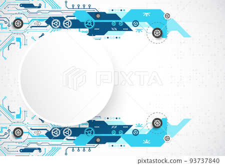 Abstract color digital communication technology background. Vector illustration Abstract color digital communication technology background. Vector illustration 93737840