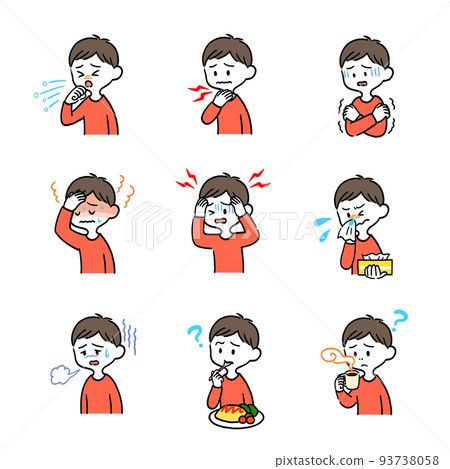 Boy's cold symptom set 93738058