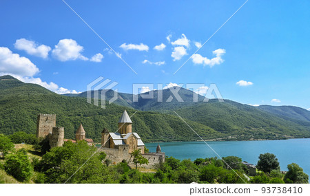 Ananuri castle complex on the Aragvi river Ananuri castle complex on the Aragvi river 93738410