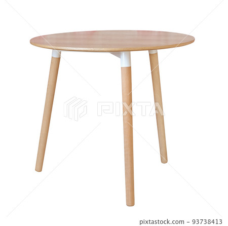 Round wooden coffee table Round wooden coffee table 93738413