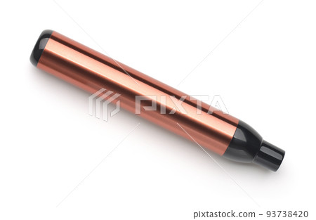 Top view of bronze color disposable e-cigarette Top view of bronze color disposable e-cigarette 93738420