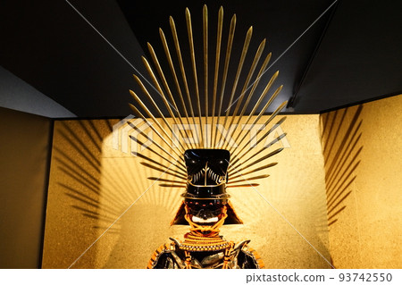 盔甲，武士娃娃，材料，背景 93742550