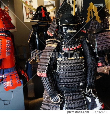 Armor, samurai doll, material, background Armor, samurai doll, material, background 93742632