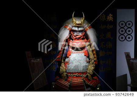 Armor, samurai doll, material, background Armor, samurai doll, material, background 93742649