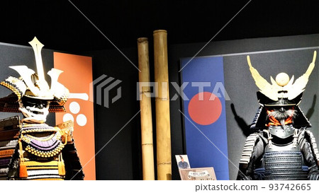Armor, samurai doll, material, background Armor, samurai doll, material, background 93742665