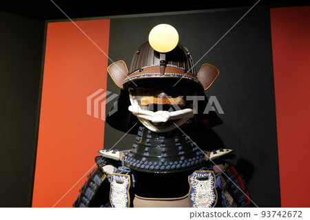 Armor, samurai doll, material, background 93742672