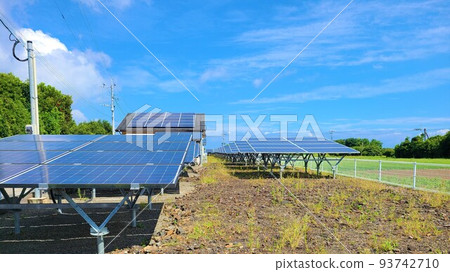 Solar town solar house smart grid image material background Solar town solar house smart grid image material background 93742710