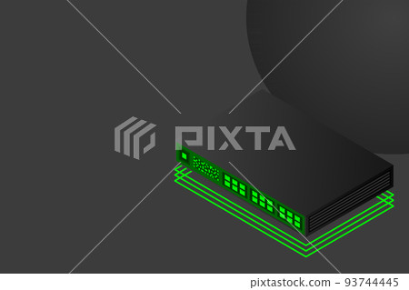 Isometric Switch with Up link Port Isometric Switch with Up link Port 93744445