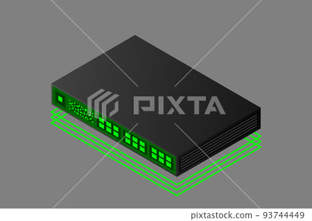 Isometric Switch with Up link Port 93744449