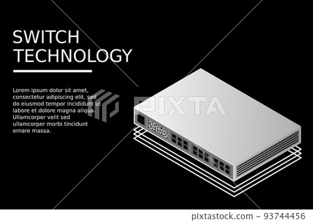 Isometric Switch with Up link Port Isometric Switch with Up link Port 93744456