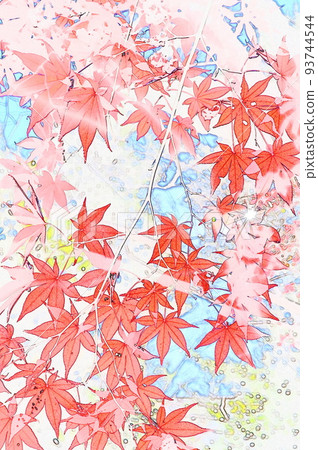 Maple leaves which colored leaves 1 93744544