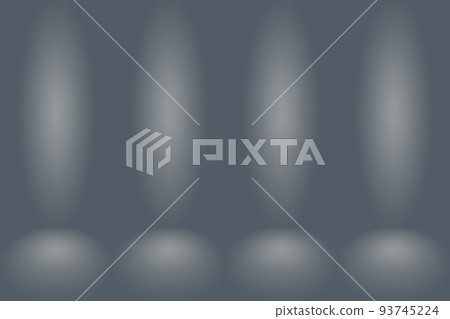Abstract Empty Dark White Grey gradient with Black solid vignette lighting Studio wall and floor background well use as backdrop. Background empty white room with space for your text and picture 93745224