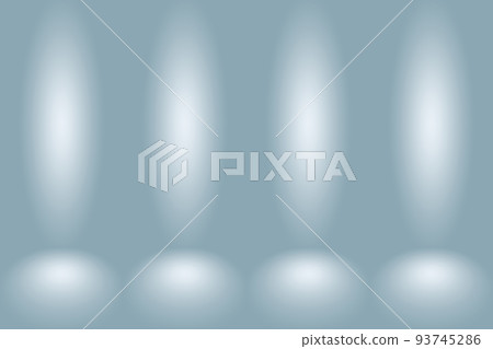 Gradient Blue abstract background. Smooth Dark blue with Black vignette Studio. 93745286