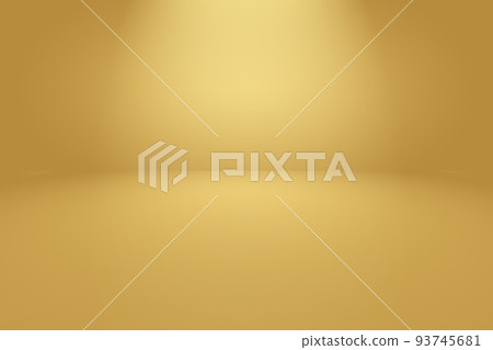 Abstract Luxury Gold yellow gradient studio wall, well use as background,layout,banner and product presentation. 93745681