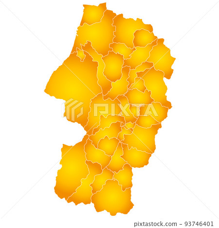 山形縣市町村地圖 山形縣市町村地圖 93746401