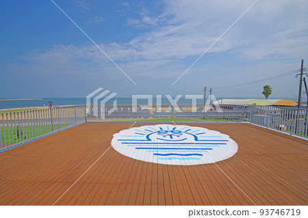 可以在福岡縣行橋市享受海上活動的長井濱公園展望台 93746719
