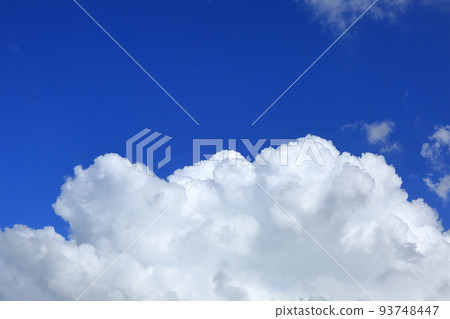 Harmony of blue sky and white clouds Harmony of blue sky and white clouds 93748447