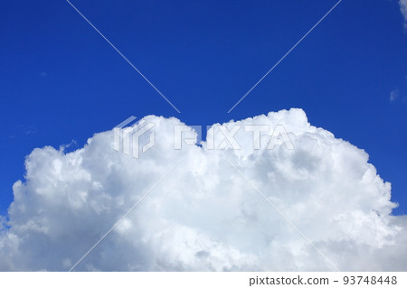 Harmony of blue sky and white clouds Harmony of blue sky and white clouds 93748448