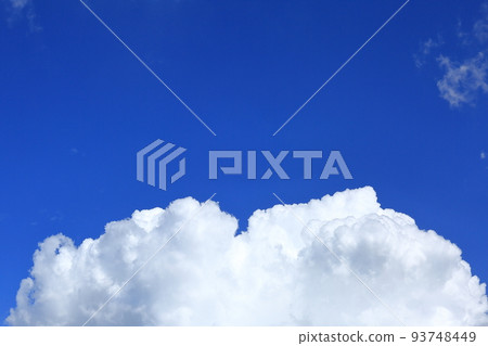 Harmony of blue sky and white clouds Harmony of blue sky and white clouds 93748449