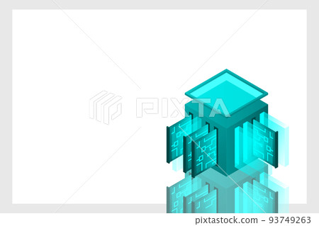 Data center isometric icon, database and cloud data storage concept, PCB slot, server room Data center isometric icon, database and cloud data storage concept, PCB slot, server room 93749263