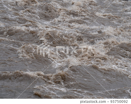 Increased water Kiso River Agematsu Town, Kiso District, Nagano Prefecture 93750092