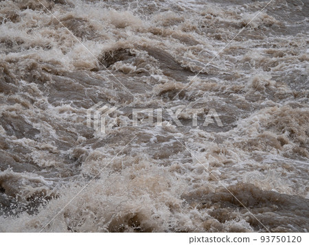 Increased water Kiso River Agematsu Town, Kiso District, Nagano Prefecture 93750120