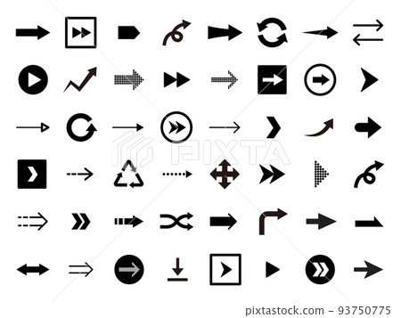 各種圖案的箭頭集 93750775