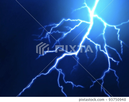 閃電效果背景素材 93750948