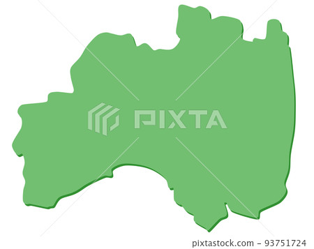 Map of Fukushima Prefecture 93751724