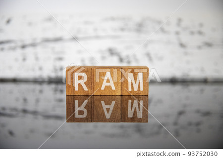 Business image (IT terminology) block character RAM 93752030
