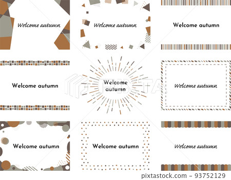 9 types of frame sets that are easy to use in autumn 93752129