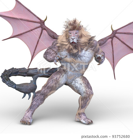 monster lion - Stock Illustration [93752680] - PIXTA