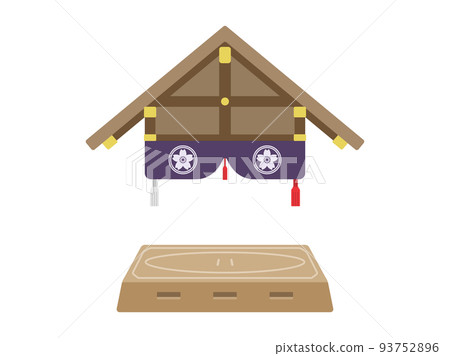 Illustration of sumo ring 93752896
