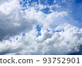 藍天風光，夏日天空，天空，盛夏風光[8月] 93752901