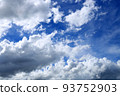 藍天風光，夏日天空，天空，盛夏風光[8月] 93752903