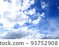 藍天風光，夏日天空，天空，盛夏風光[8月] 93752908