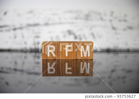 Business image (IT terminology) block letters RFM Business image (IT terminology) block letters RFM 93753627