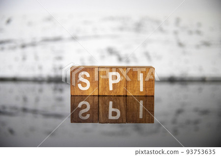 Business image (IT terminology) Block character SPI Business image (IT terminology) Block character SPI 93753635