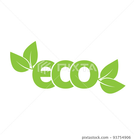 eco icon illustration 93754906