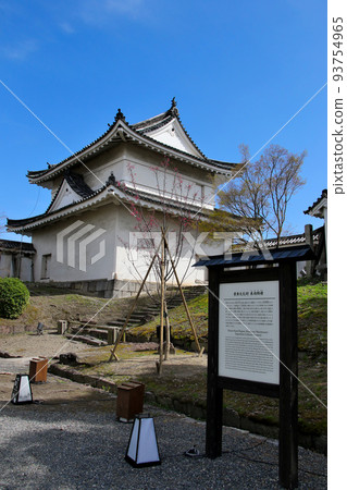 World Heritage Honrikyu Nijo Castle Important Cultural Property Southeast corner turret and information board World Heritage Honrikyu Nijo Castle Important Cultural Property Southeast corner turret and information board 93754965