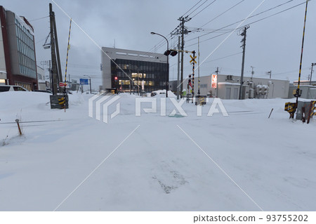 北海道稚內的冬天風景 北海道稚內的冬天風景 93755202