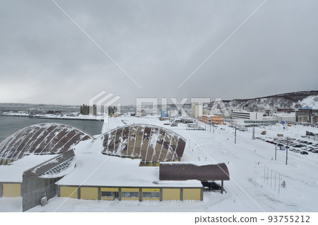 北海道稚內的冬天風景 93755212