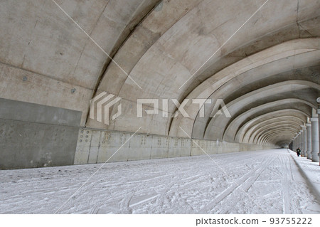 北海道稚內的冬天風景 93755222